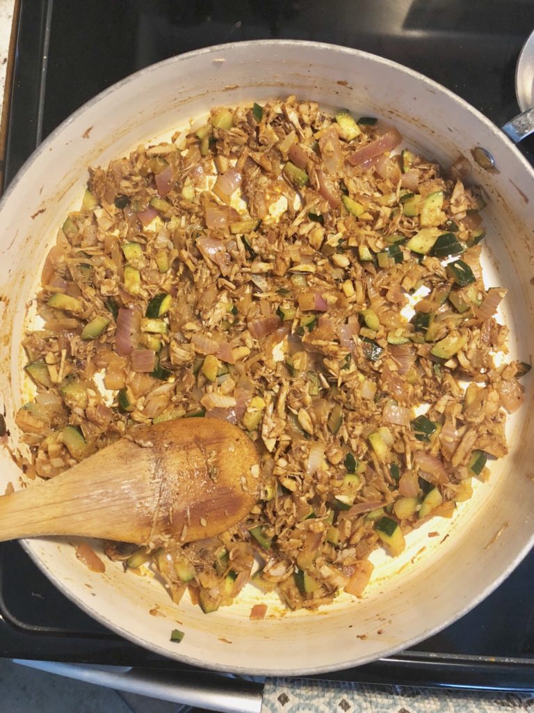 Jackfruit taco filling