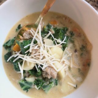 Zuppa Toscana & Gnocchi Soup- Vegetarian • Lala & Zo