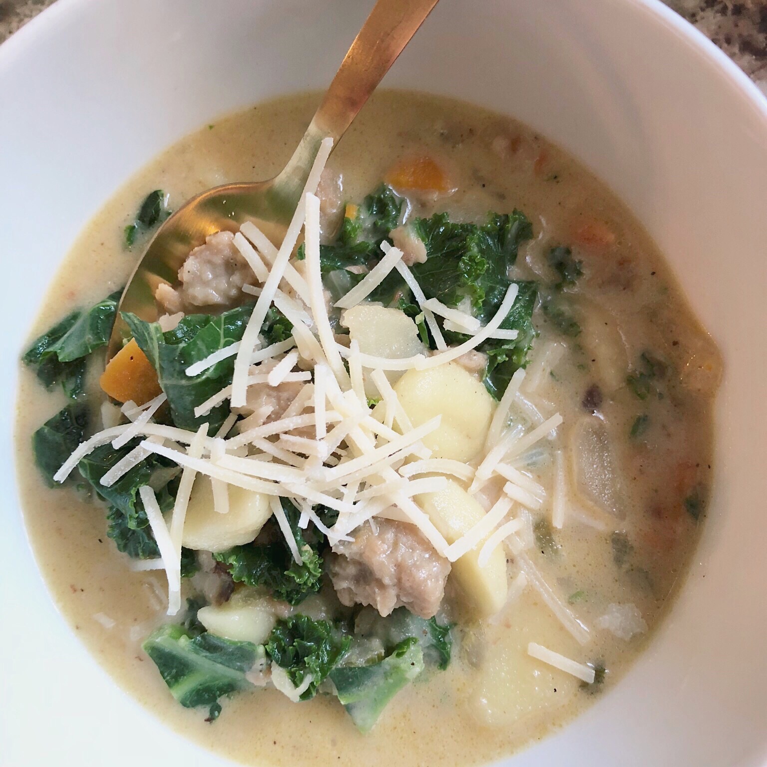 Zuppa Toscana & Gnocchi Soup Vegetarian • Lala & Zo