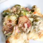 scalloped brussels sprouts